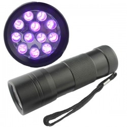 Ультрафиолетовый фонарь на 12 диодов