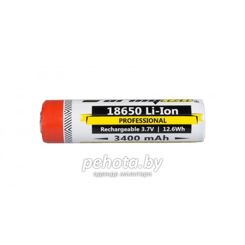 АКБ 18650 Li-Ion 3400mAh 3.7V Panasonic | Armytek фото 2