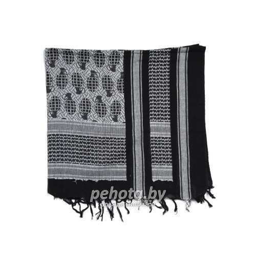 Арафатка Шемаг Pineapple черно-белый | Mil-tec фото 2