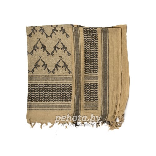 Арафатка Шемаг Rifles койот-черный | Mil-tec фото 2