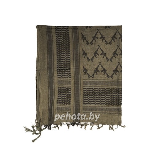 Арафатка Шемаг Rifles олива-черный | Mil-tec фото 2