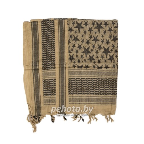 Арафатка Шемаг Stars койот-черный | Mil-Tec фото 2