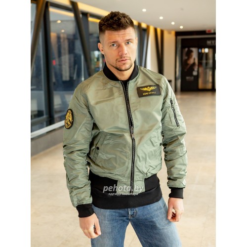 Бомбер двухсторонний PILOT Olive/Orange | Nord Denali фото 14