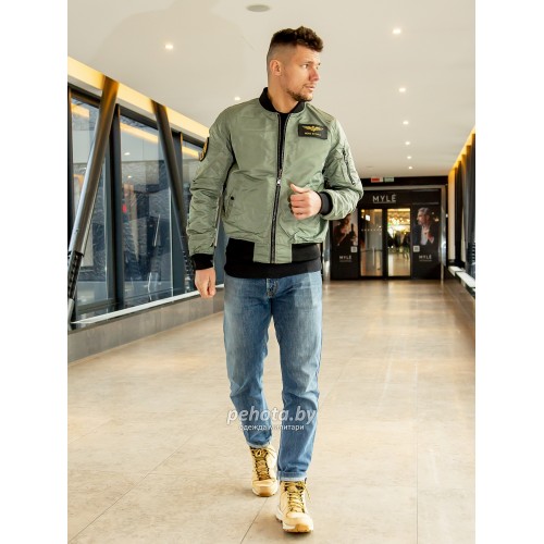 Бомбер двухсторонний PILOT Olive/Orange | Nord Denali фото 15