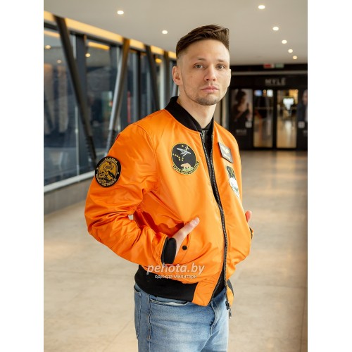 Бомбер двухсторонний PILOT Olive/Orange | Nord Denali фото 11