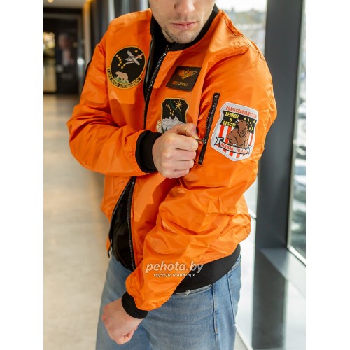Бомбер двухсторонний PILOT Olive/Orange | Nord Denali фото 12