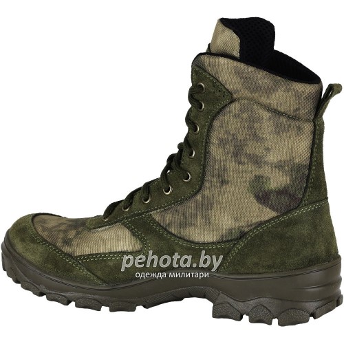Ботинки облегченные с высокими берцами Рысь 2801 Мох | Бутекс фото 5