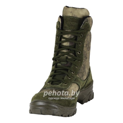Ботинки облегченные с высокими берцами Рысь 2801 Мох | Бутекс фото 7