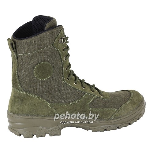 Ботинки облегченные с высокими берцами Рысь 2821 Олива | Бутекс фото 2