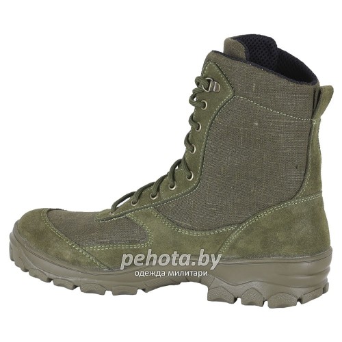 Ботинки облегченные с высокими берцами Рысь 2821 Олива | Бутекс фото 5