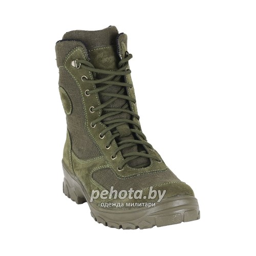Ботинки облегченные с высокими берцами Рысь 2821 Олива | Бутекс фото 8