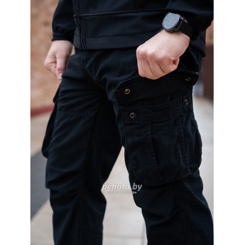 Брюки 603 Air Stroll Black | Army Stroll фото 5