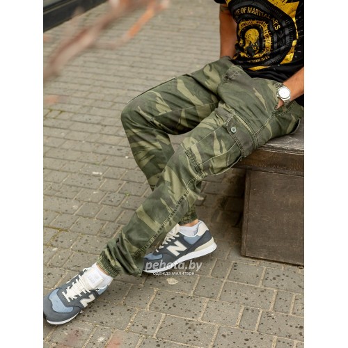 Брюки Bad Boys Pants Green Camo | Surplus фото 2