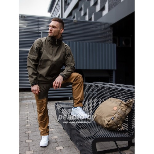 Брюки Hybrid Outback Coyote / Taiga Green | Helikon-Tex фото 4