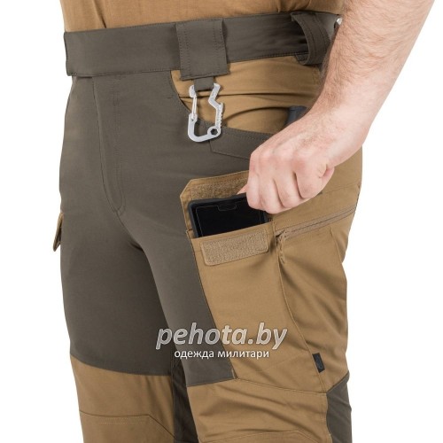 Брюки Hybrid Outback Coyote / Taiga Green | Helikon-Tex фото 10