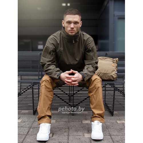 Брюки Hybrid Outback Coyote / Taiga Green | Helikon-Tex фото 3