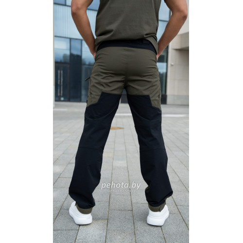 Брюки Hybrid Outback Taiga Green / Black | Helikon-Tex фото 2