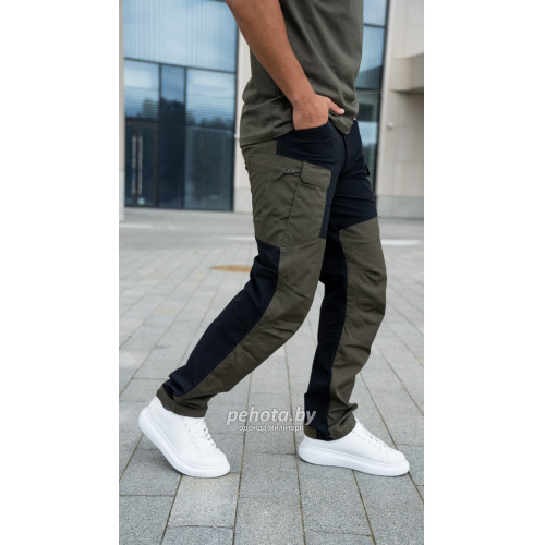 Брюки Hybrid Outback Taiga Green / Black | Helikon-Tex фото 3