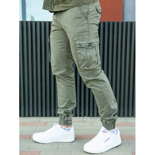 Брюки Jogger Olive light | STROLL фото 4