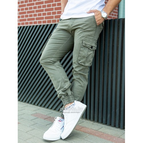 Брюки Jogger Olive light | STROLL фото 7