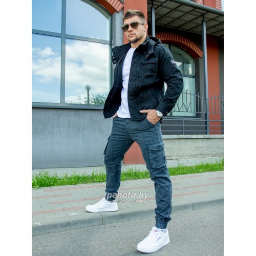 Брюки Jogger Steel blue | STROLL фото 5