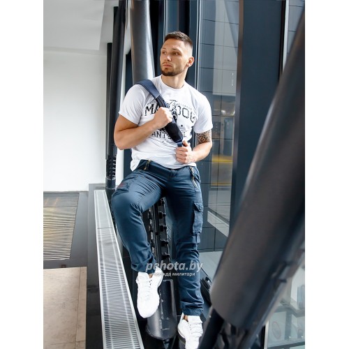 Брюки Royal traveler slimmy Royal Blue | Surplus фото 2