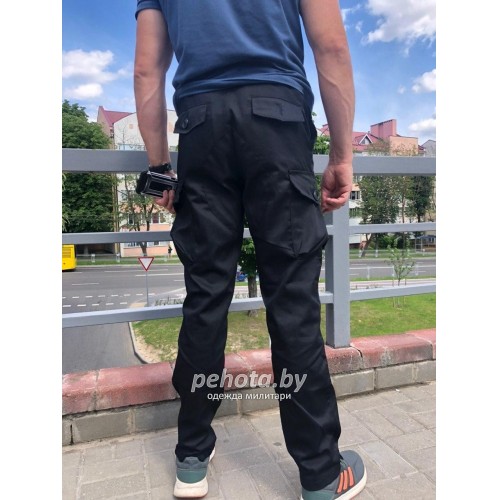 Брюки СМОК стандарт Black | Grizzly фото 4