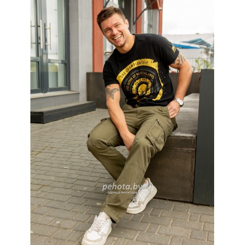 Брюки Vintage Cargo Olive Green | Abercrombie & Fitch фото 6