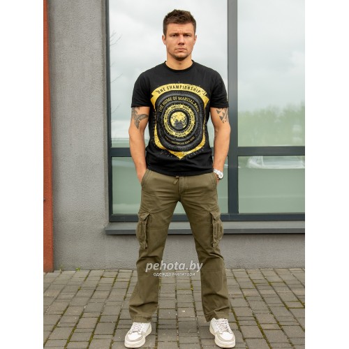 Брюки Vintage Cargo Olive Green | Abercrombie & Fitch фото 4