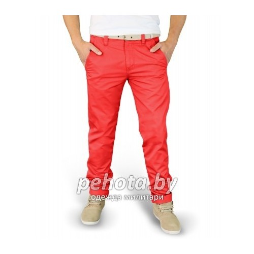 Брюки Xylontum Chino Trousers Red | Surplus фото 3