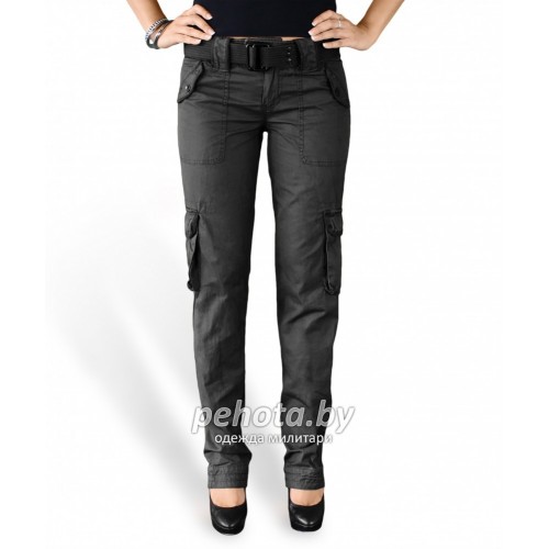 Брюки Женские Ladies Premium Trousers Slimmy Black | Surplus фото 3