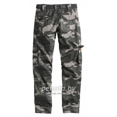 Брюки Женские Ladies Premium Trousers Slimmy Black camo | Surplus фото 2