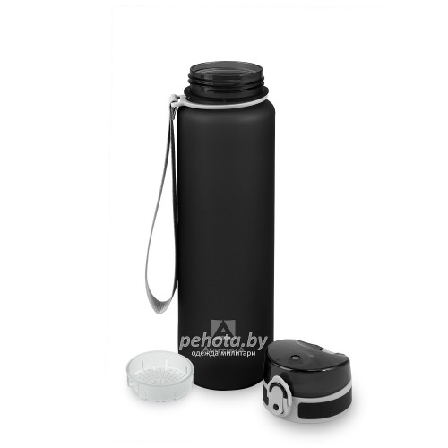 Бутылка для воды 1000мл 720-1000 Чёрная матовая | Арктика фото 5