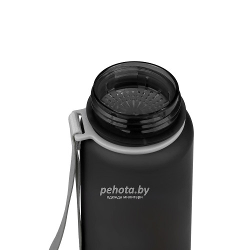 Бутылка для воды 1000мл 720-1000 Чёрная матовая | Арктика фото 7