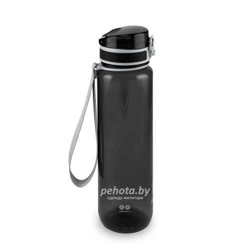 Бутылка для воды 1000мл 720-1000 Чёрная прозрачная | Арктика фото 3