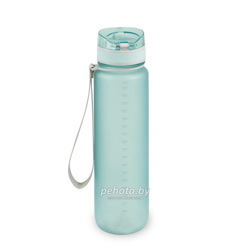 Бутылка для воды 1000мл 720-1000 голубая матовая | Арктика фото 4