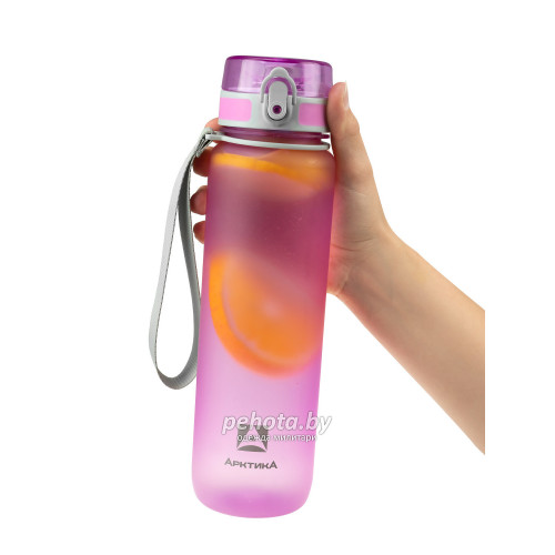 Бутылка для воды 1000мл 720-1000 Лавандовая матовая | Арктика фото 2