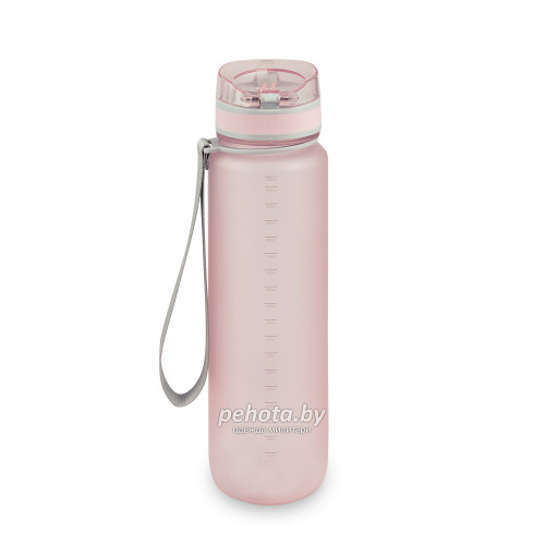 Бутылка для воды 1000мл 720-1000 Розовая матовая | Арктика фото 4