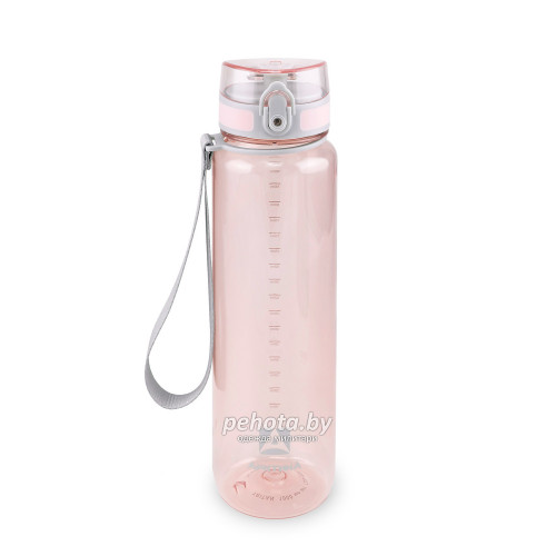 Бутылка для воды 1000мл 720-1000 Розовая прозрачная | Арктика фото 1