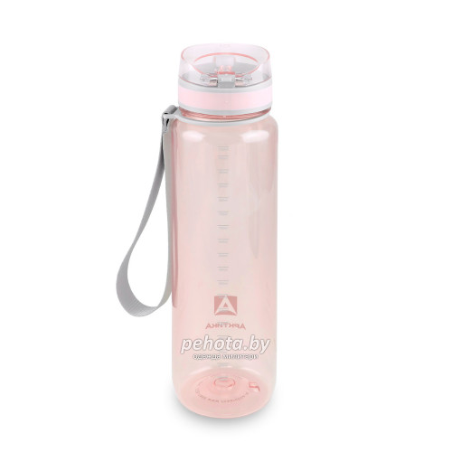Бутылка для воды 1000мл 720-1000 Розовая прозрачная | Арктика фото 2