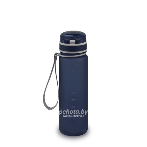 Бутылка для воды 1000мл 720-1000 синяя матовая | Арктика фото 2