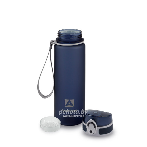 Бутылка для воды 1000мл 720-1000 синяя матовая | Арктика фото 3