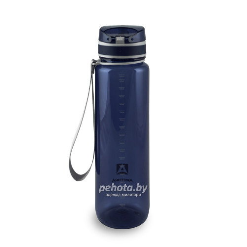 Бутылка для воды 1000мл 720-1000 синяя прозрачная | Арктика фото 2