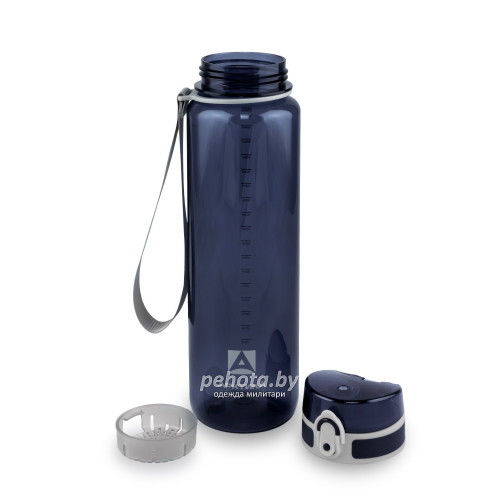 Бутылка для воды 1000мл 720-1000 синяя прозрачная | Арктика фото 4