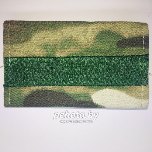 Фальш-погоны Старшина вышитый зеленым Multicam | РБ фото 1