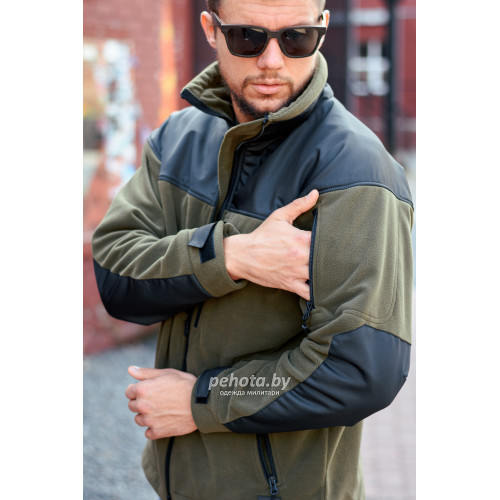 Флис Classic Olive green/black | Army Stroll фото 4