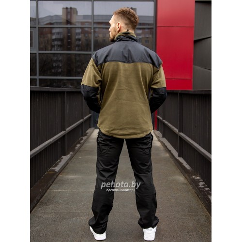 Флис Classic Army Olive Green/Black | Helikon-Tex фото 4