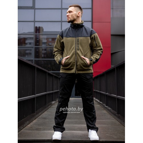 Флис Classic Army Olive Green/Black | Helikon-Tex фото 5