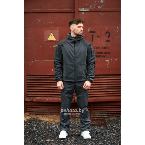 Флис HIKER Grey/Black | Army Stroll фото 3