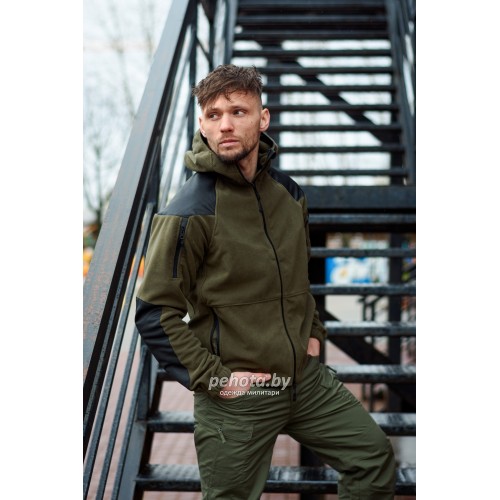 Флис HIKER Olive/Black | Army Stroll фото 2